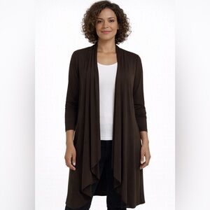MASAI Brown Open Front Cardigan NWT